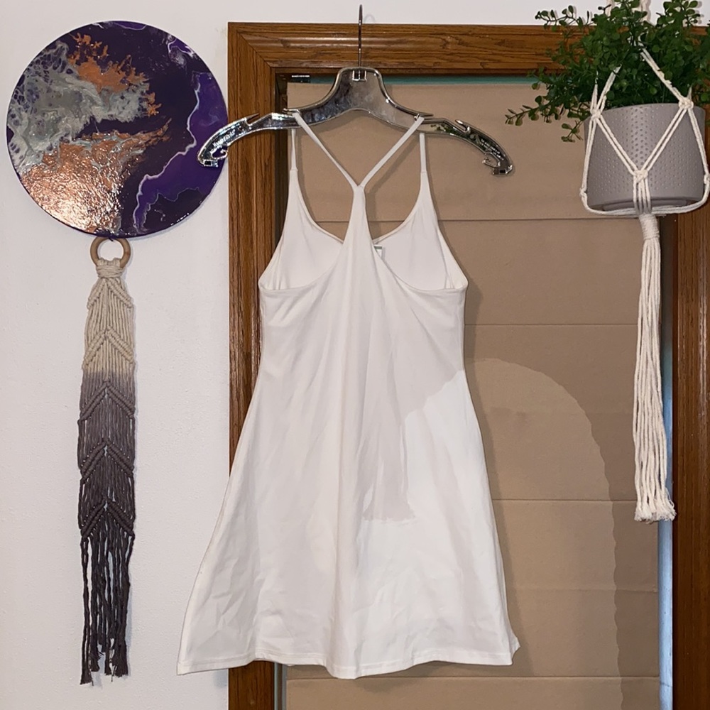 Halara white skater dress, XS - Picture 2 of 2